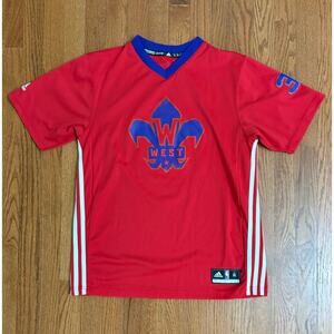 Stephen Curry #30 Adidas NBA All-Star West Jersey 2014 Red Men's XL Basketball